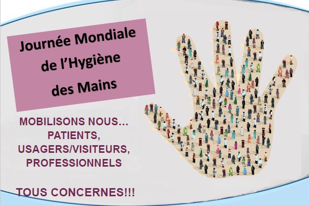 illustration JOURNÉE MONDIALE DE L’HYGIÈNE DES MAINS LE JEUDI 5 MAI 2022 DE 9H30 à 16H30