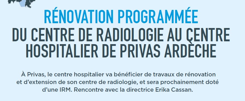 illustration « RÉNOVATION PROGRAMMÉE DU CENTRE DE RADIOLOGIE »