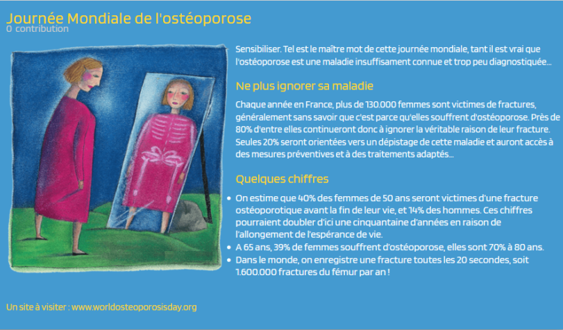 illustration LE CH DE PRIVAS SE MOBILISE CONTRE L’OSTEOPOROSE