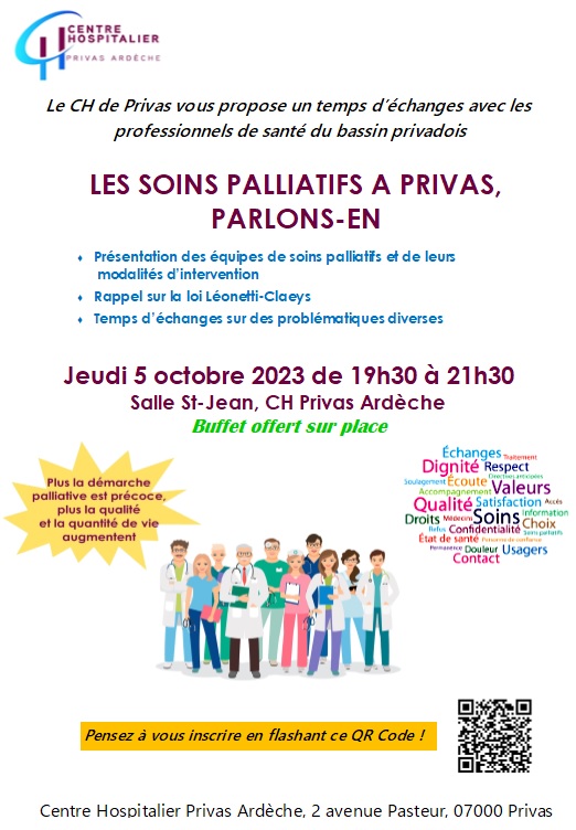 illustration Soirée  » soins palliatifs  » au 05/10/2023