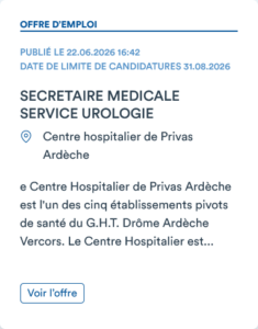 Offre d'emploi recrutement privas ardeche