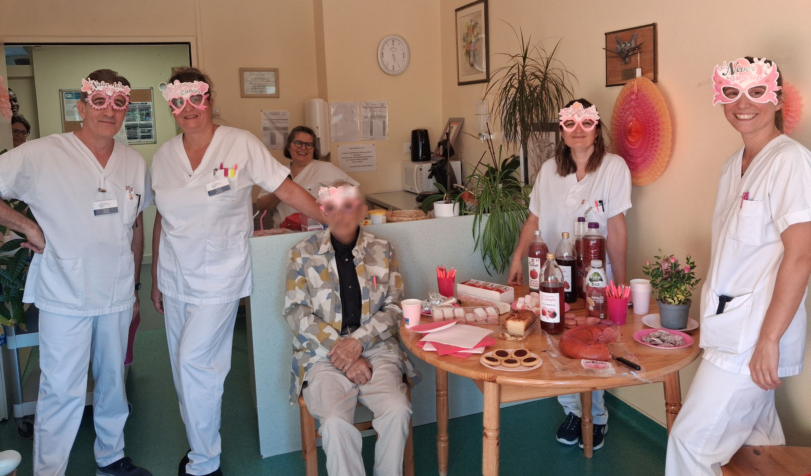 illustration Octobre Rose : un goûter tout en douceur pour les patients hospitalisés